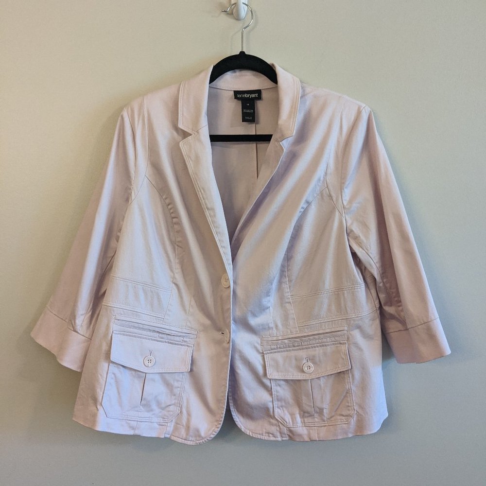 Lane Bryant Light Pink Blazer 18